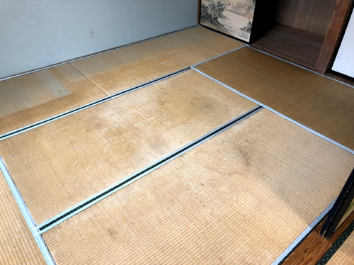 賃貸物件の「畳」塗装前①