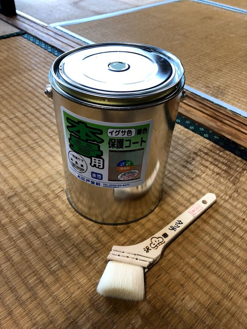 賃貸物件の「畳」塗装の塗料