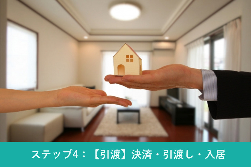 ステップ4：【引渡】決済・引渡し・入居