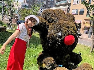 さくらの不動産手稲店_ていぬくん石像