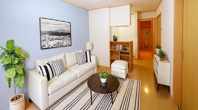 【ルームツアー】ソレイユコート｜カウンターキッチンのある1LDKのお部屋！学生さんに人気の物件の画像