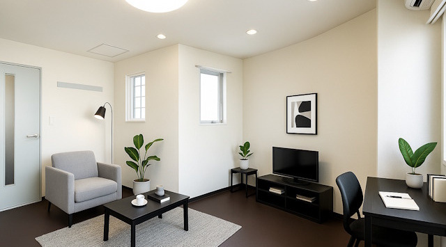 【ルームツアー】コンフォートYAMADA｜安心セキュリティなオートロック・TVインターホン付き賃貸★の画像