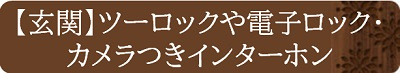 【玄関】ツーロックや電子ロック・カメラつきインターホン