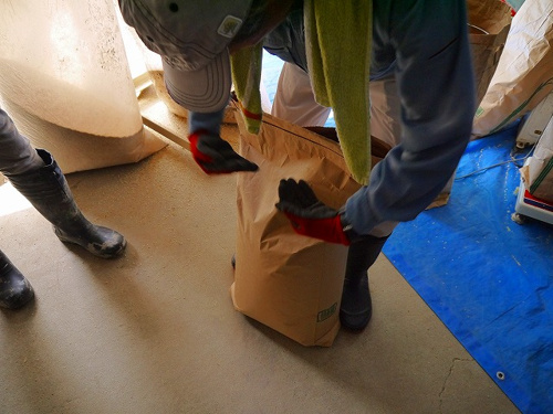 食プロジェクト籾摺り（もみすり）画像