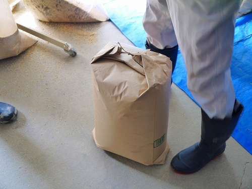 食プロジェクト籾摺り（もみすり）画像