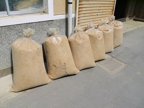 食プロジェクト籾摺り（もみすり）画像