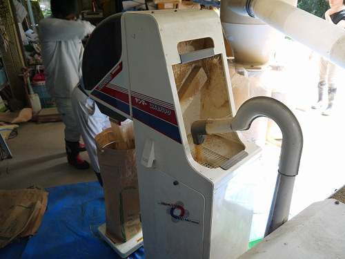 食プロジェクト籾摺り（もみすり）画像