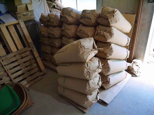 食プロジェクト籾摺り（もみすり）画像