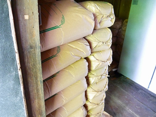 食プロジェクト籾摺り（もみすり）画像