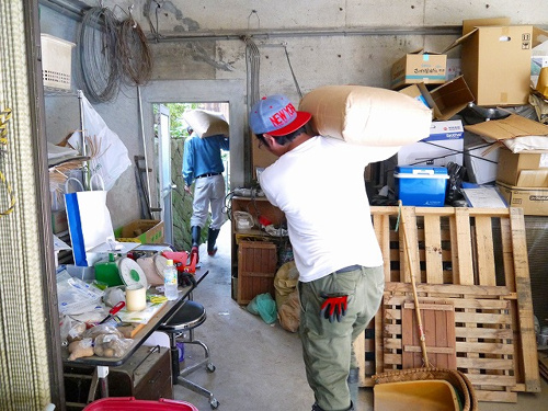 食プロジェクト籾摺り（もみすり）画像