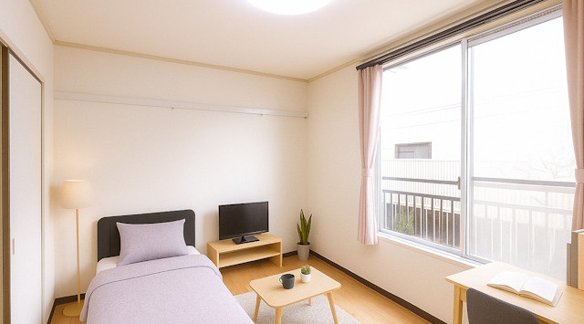 【ルームツアー】メゾン河合B｜バス・トイレ別で新生活をスタート！女子大学生専用アパート☆の画像