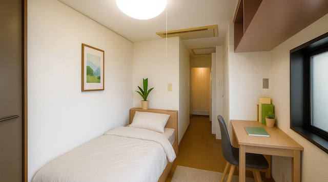 【ルームツアー】ナカタニマンション｜女性学生専用マンション！家具・家電付きでおすすめ◎の画像