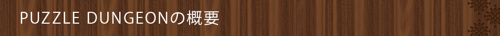 <PUZZLE DUNGEONの概要>