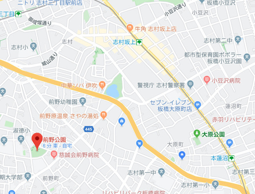 前野公園地図