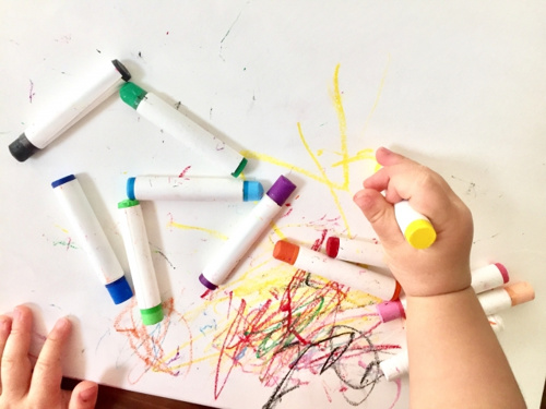 お絵かきタウンペーパークラフト