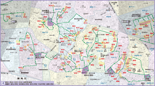 土砂災害警戒区域　徳丸・西台・若木・中台・前野町エリア