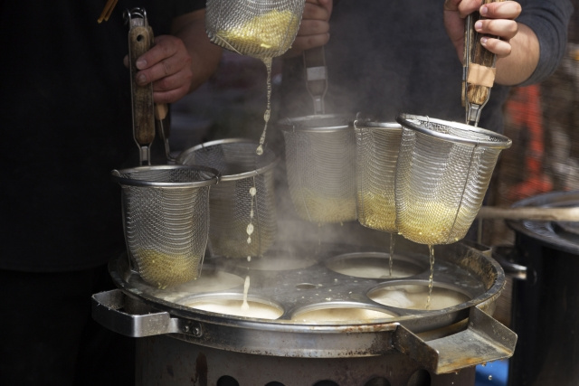 湯切り　らーめん