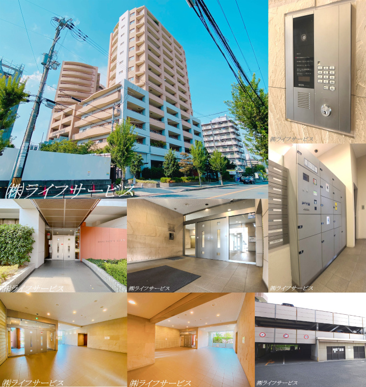 ルネペアズシティの外観と共用部