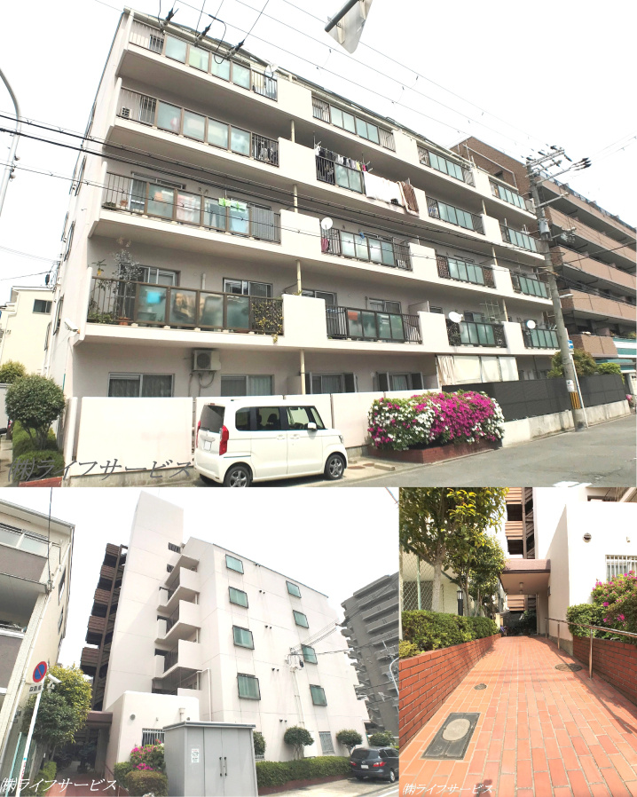 日商岩井三国本町マンションの外観共用部