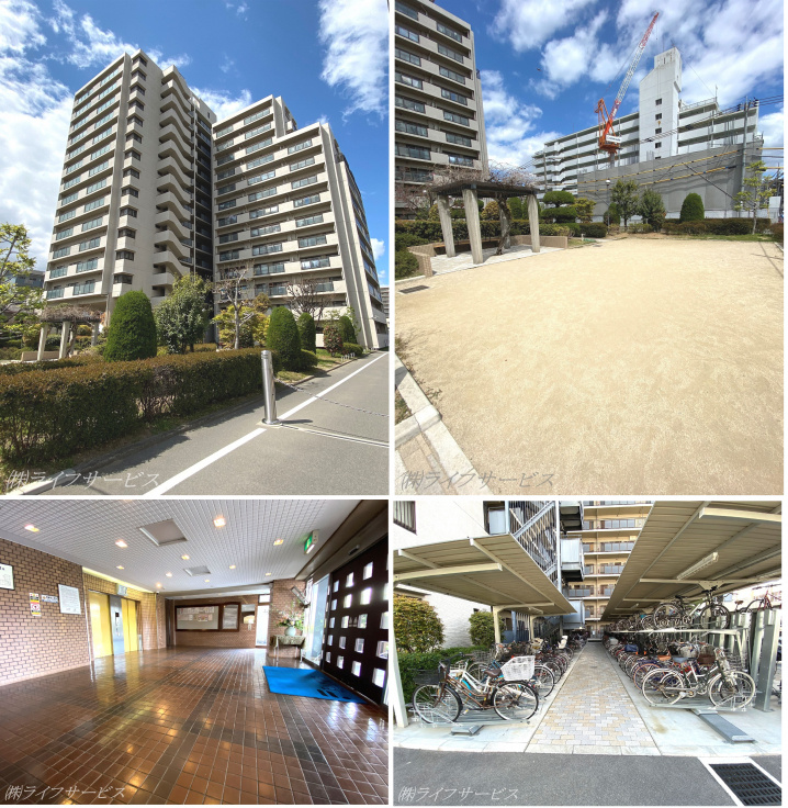 ファミール北大阪リンクスの外観と共用部