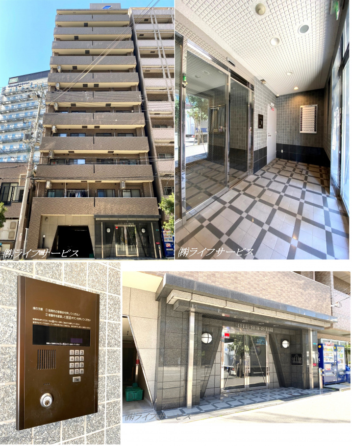 リーガル新大阪Ⅲの外観共用部