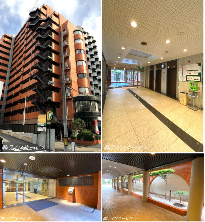 ライオンズマンション新大阪第５の外観と共用部