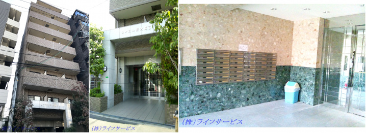 リーガル新大阪Ⅱの外観共用部