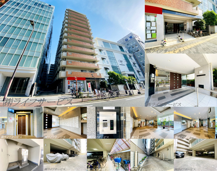 ハイマート第２新大阪の外観と共用部