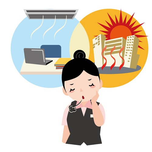 クーラー病に気を付けましょう。の画像