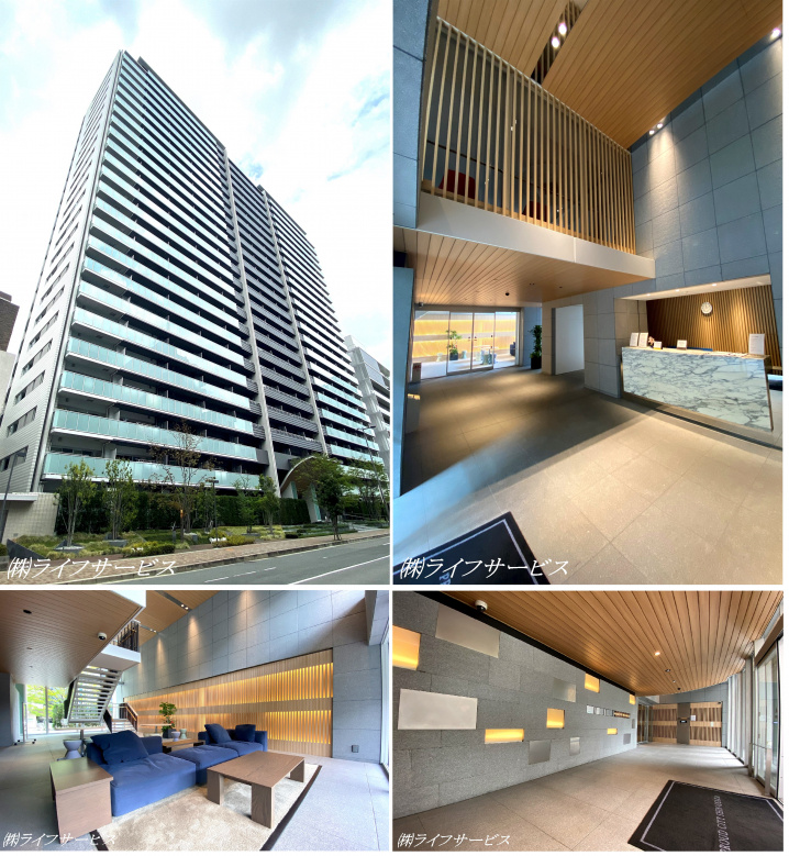 プラウドシティ新大阪の外観と共用部