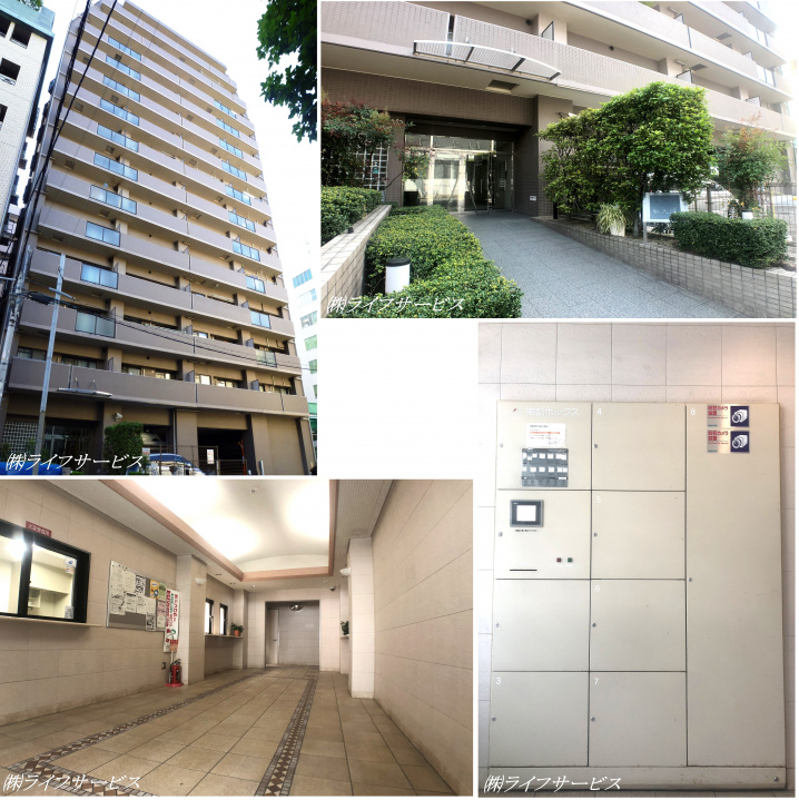 ユニライフ新大阪の外観共用部