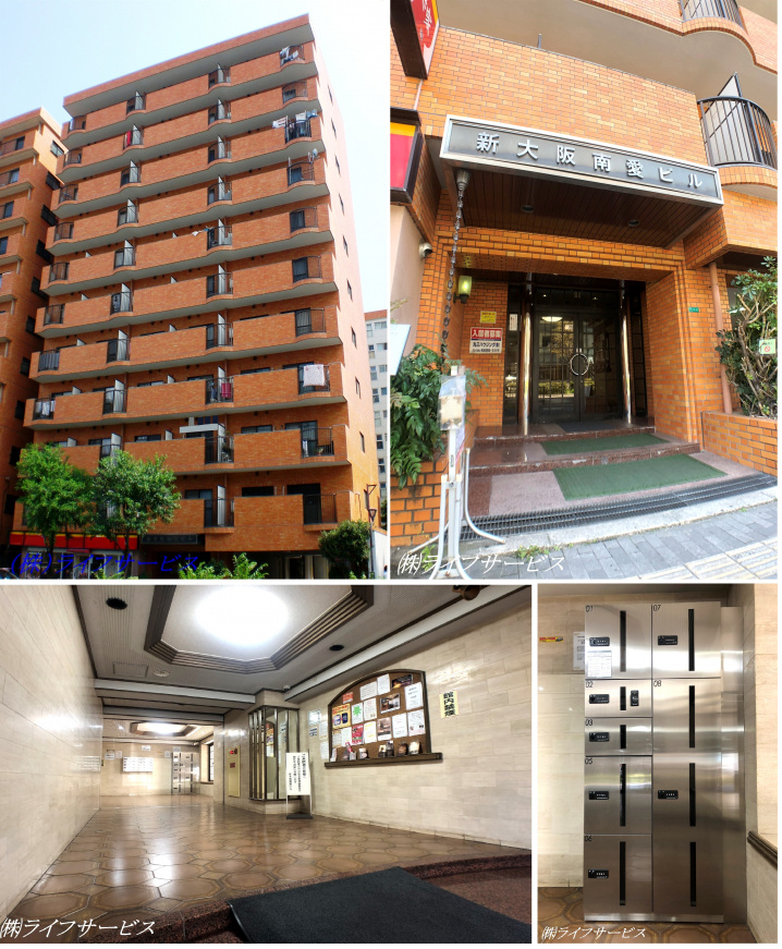 新大阪南愛ビルの外観共用部