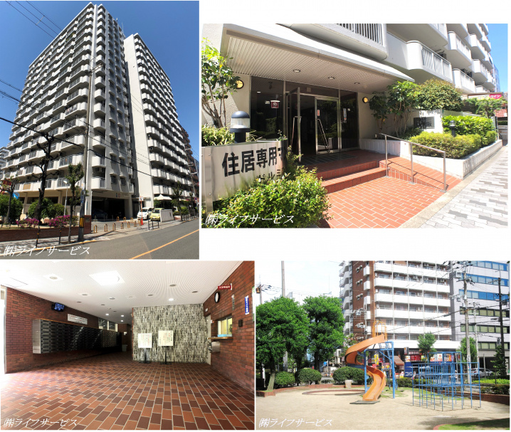 ドルミ新大阪の外観と共用部