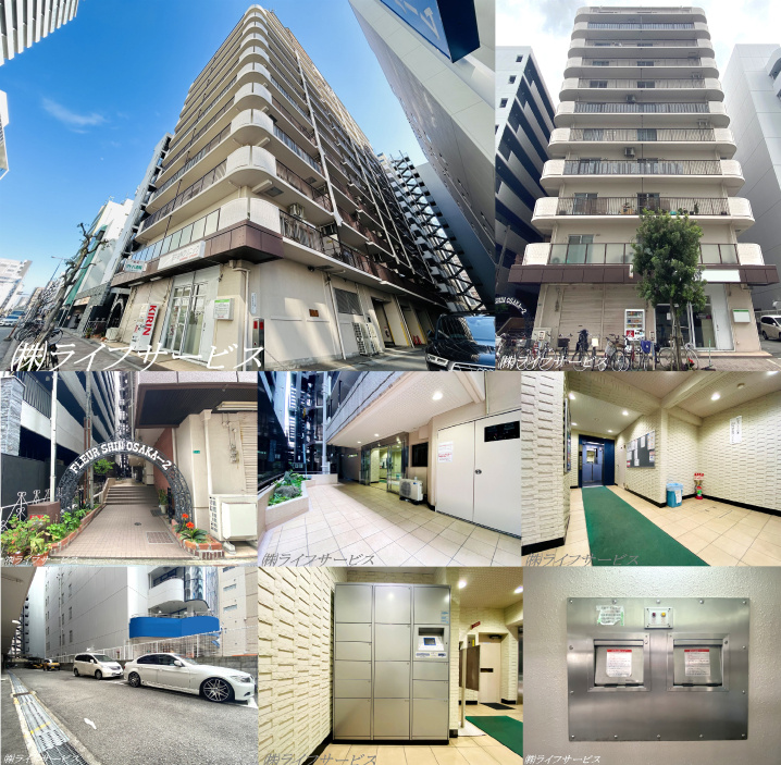 フルーレ第２新大阪の外観共用部