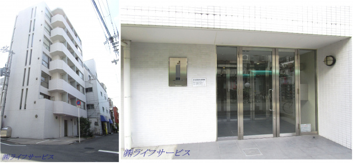 アドバンス新大阪Ⅳの外観共用部