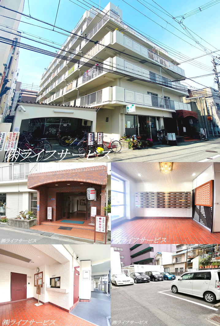 東三国スカイハイツの外観共用部