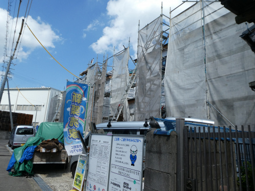 ★碧南市白沢町3丁目新築分譲住宅～1号棟建築中～の画像