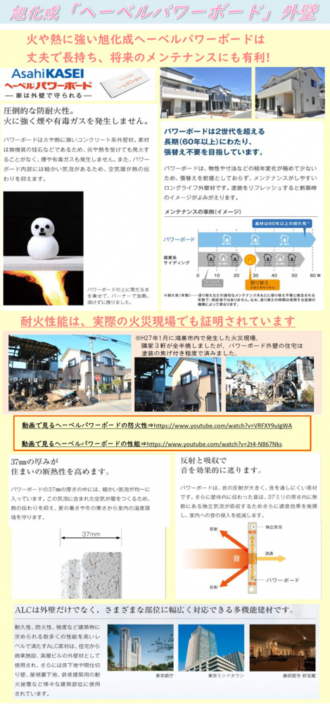 外壁「旭化成ヘーベルパワーボード」の魅力の画像