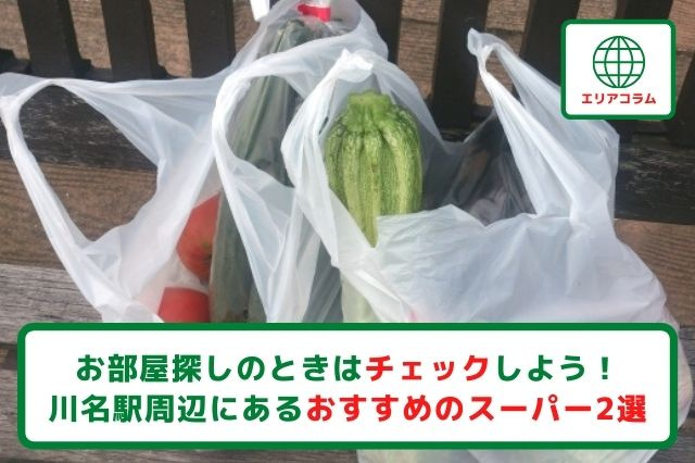 お部屋探しのときはチェックしよう！川名駅周辺にあるおすすめのスーパー2選の画像
