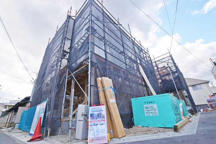 西宮市瓦林町3区画の最新工事進捗です！の画像
