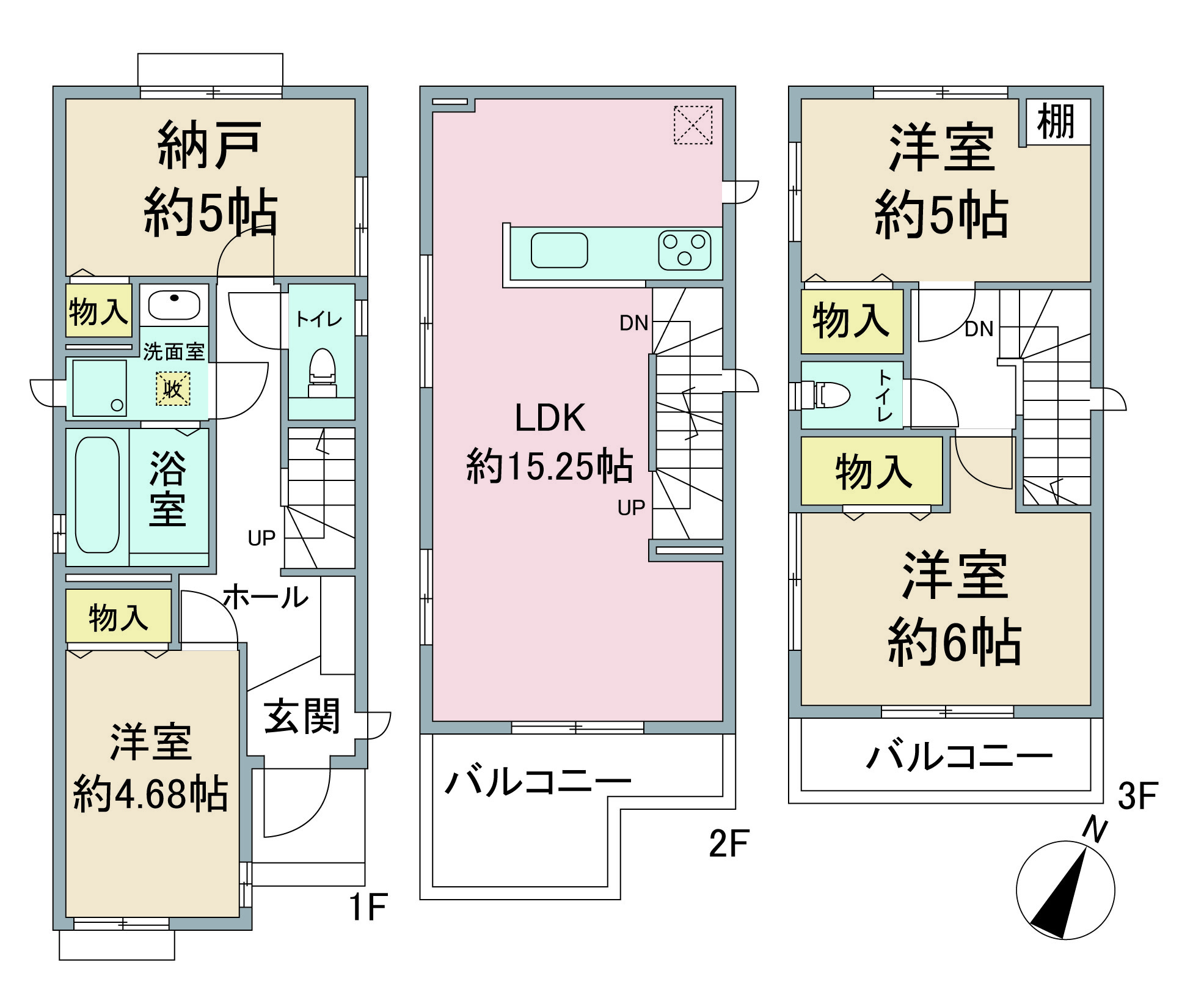 深江北町の新築戸建て全3区画、販売開始となりました!の画像