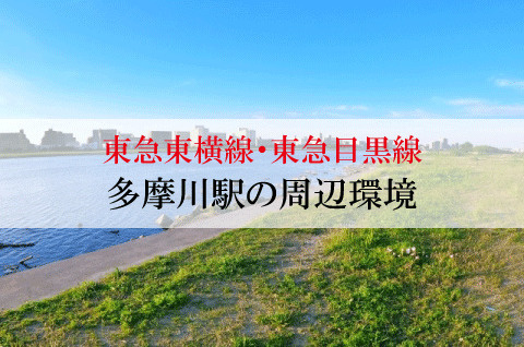 不動産屋が紹介する東急東横線・多摩川駅の街並みの画像