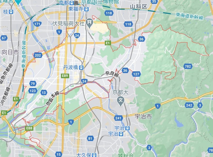 【基準地価】京都市伏見区地点変動率上位3地点を調べてみました！の画像