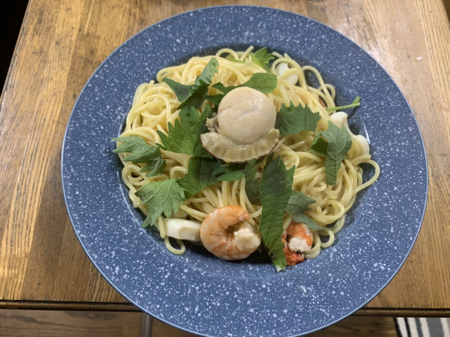 海鮮しそ風パスタ♪♪の画像