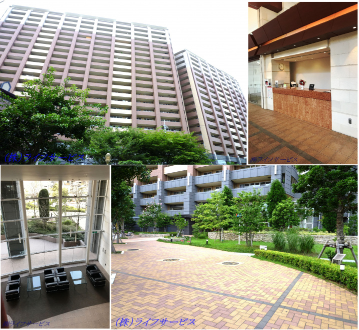 リーザス大阪の外観と共用部