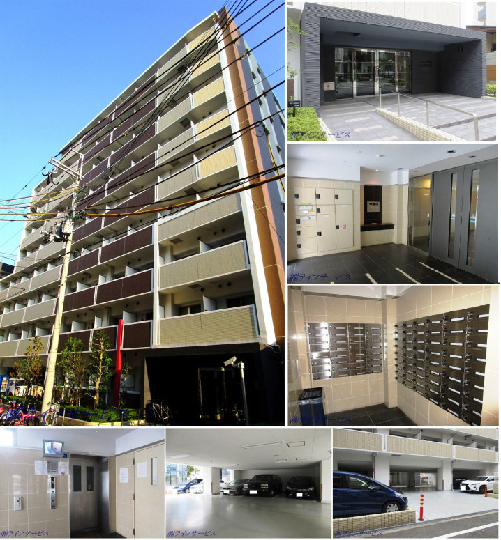 レジュールアッシュJUSOの外観と共用部