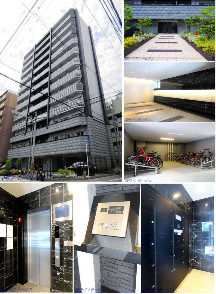 メインステージ大阪ＮｏｒｔｈＭａｒｋの外観と共用部