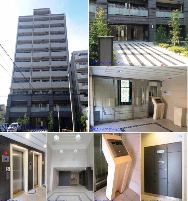 エスリード新大阪SOUTHの外観共用部