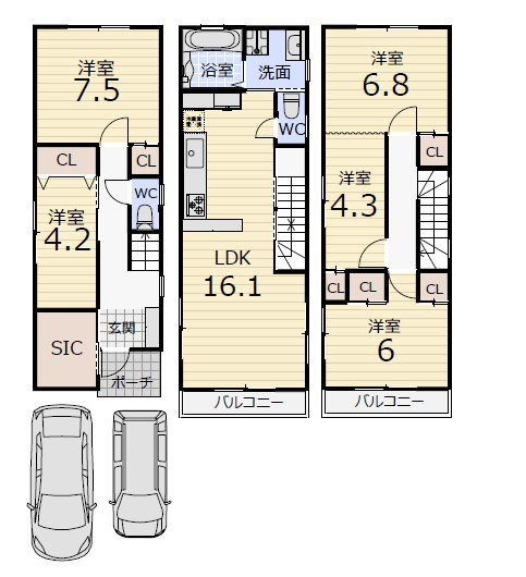 近日公開チラシ物件！反響多数の新築物件☆の画像