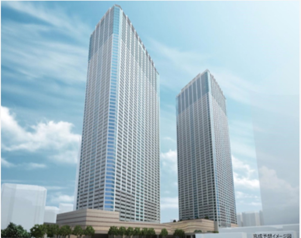 西新宿三丁目西地区再開発計画　2029年竣工　（日本最高階数＿ツインタワーマンション）の画像